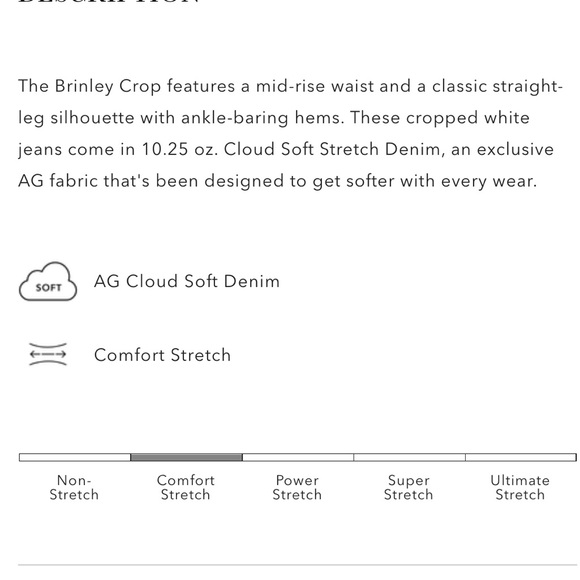 AG Brinley Crop Jeans 27 NWT - Picture 9 of 15